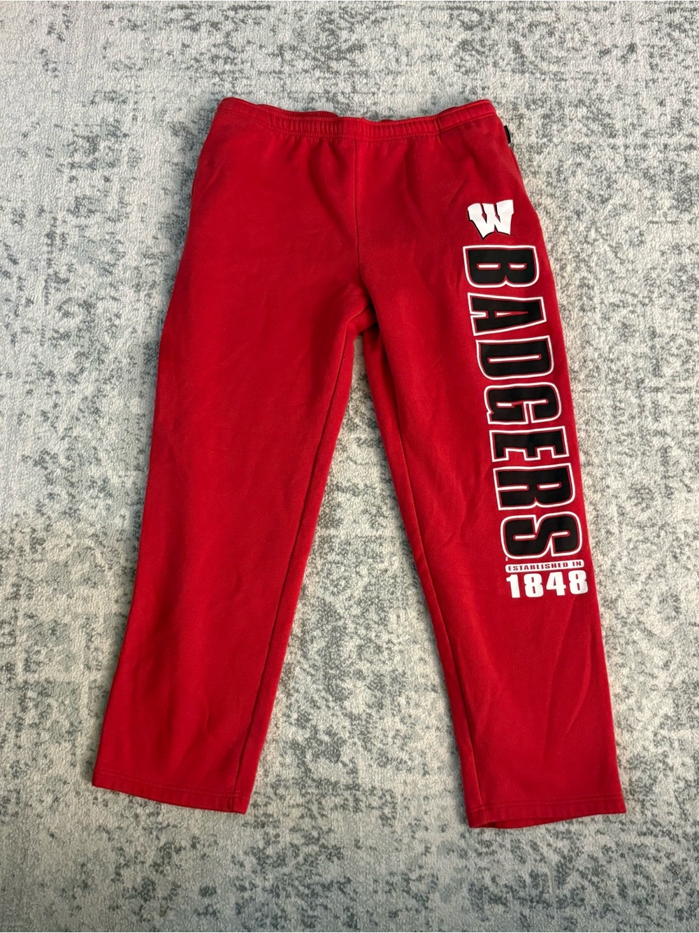 Men’s XL Jansport Wisconsin Badgers Red  Vintage Sweatpants